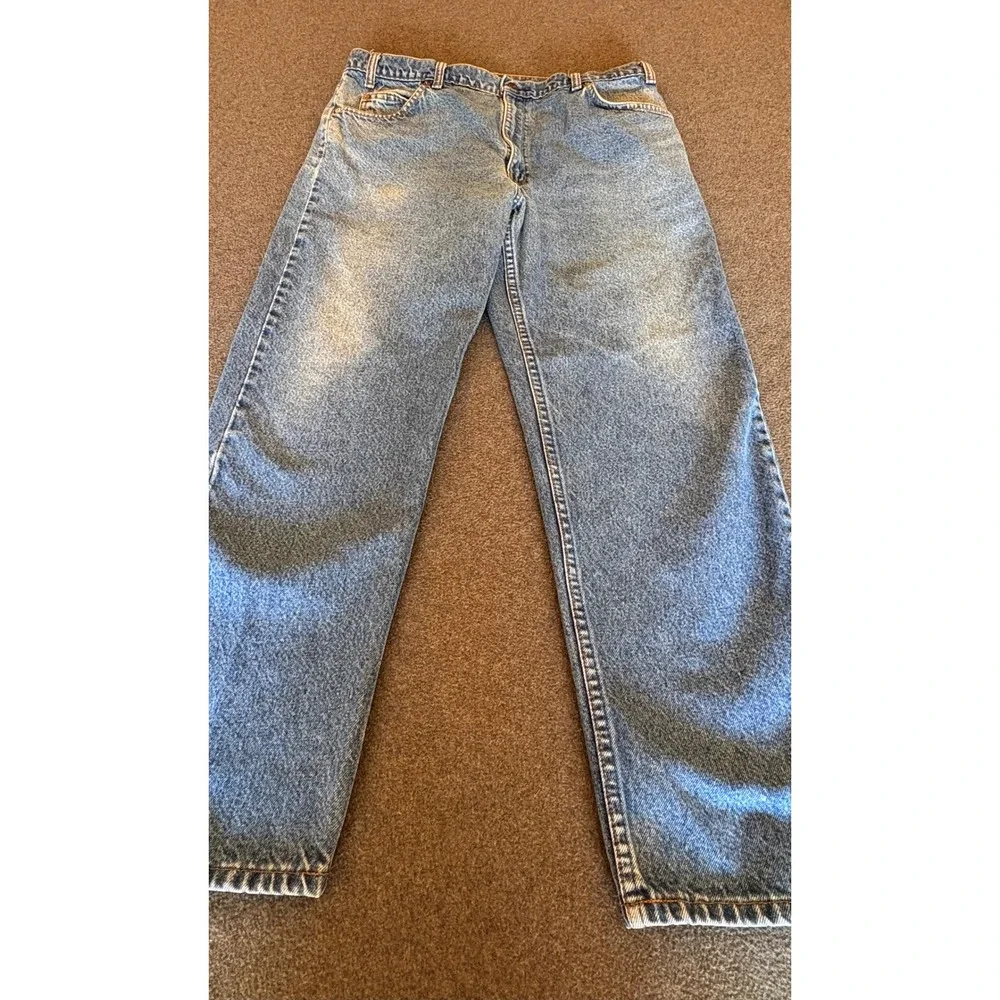 Vintage Levis 505 Orange Tab Jeans Mens 40 (37) x30 Blue Denim Straight Canada